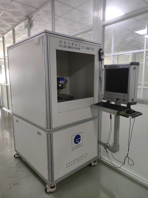 Lasergraveringsmachine met glasvezel 1064nm Mechanische 2 as + optische 2 as ((Duitsland) + Z-as
